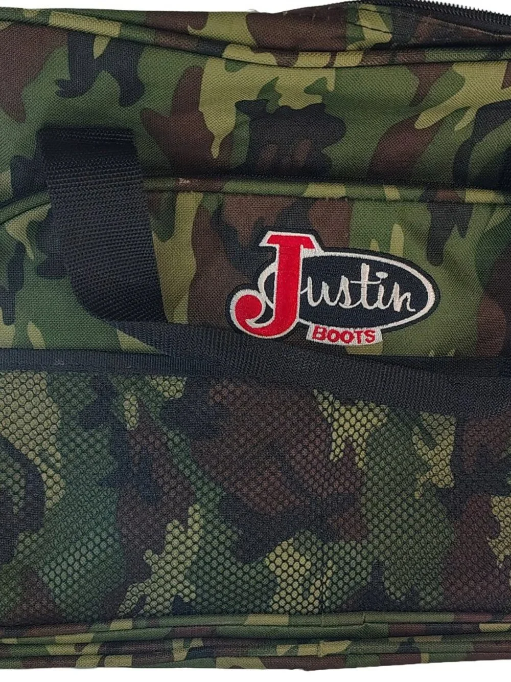 Medium Sized Camo Justin Boots Carrying Bag